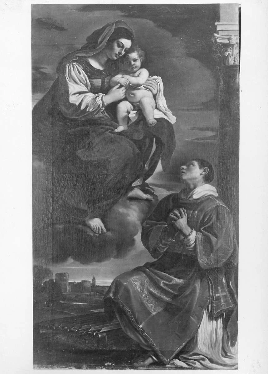 Giovanni Francesco Barbieri, il Guercino - Madonna con Bambino e San Lorenzo, Finale Emilia, Modena